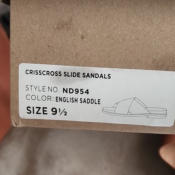 Madewell Crisscross Slide Sandle 🛝 size 9.5 NIB - Picture 6 of 7